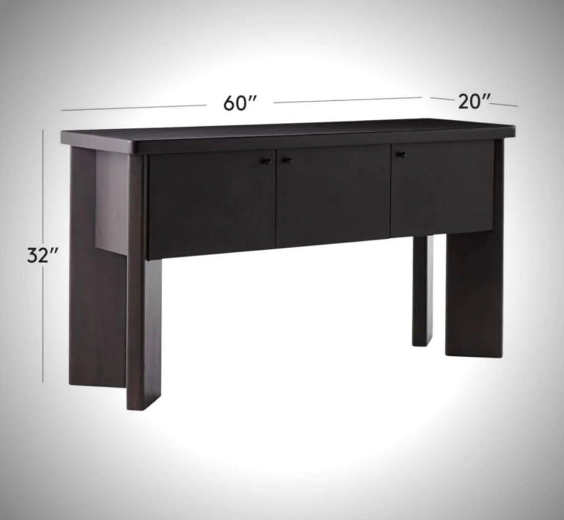 Shawdow Blackened Wooden Sideboard