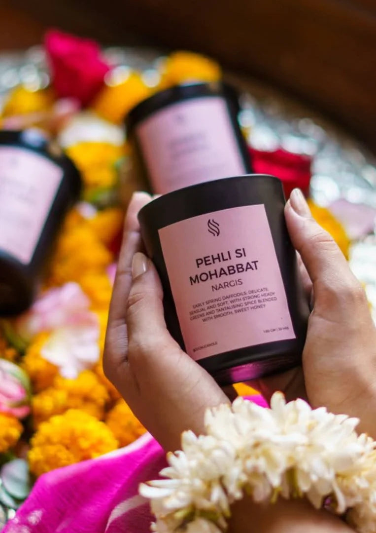 Pehli Si Mohabbat (Nargis) - Limited Edition Scented Soy Candle_ Jugnu