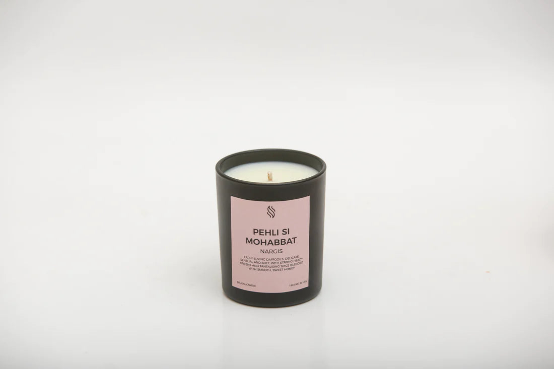 Pehli Si Mohabbat (Nargis) - Limited Edition Scented Soy Candle_ Jugnu