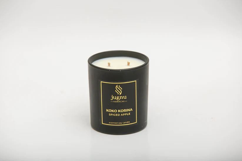 Koko Korina (Spiced Apple) - Scented Soy Candle_ Jugnu