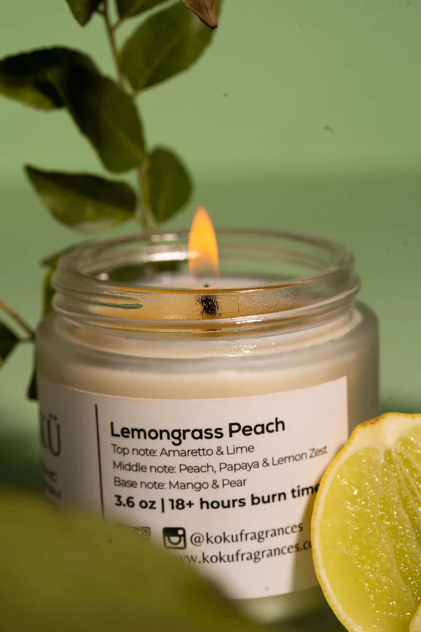 Peach Lemongrass -Koku Fragrances