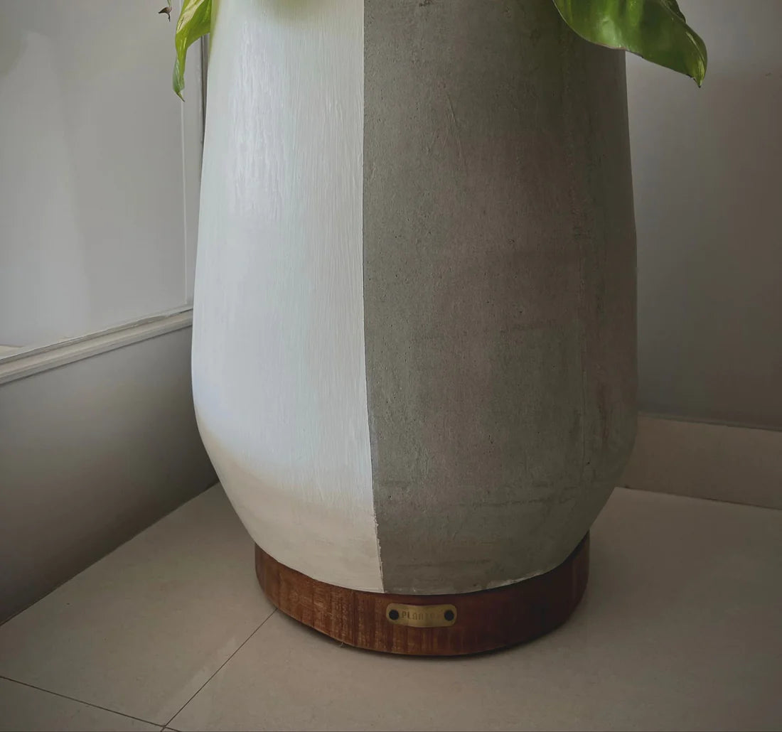 Vertical Grey Egg
