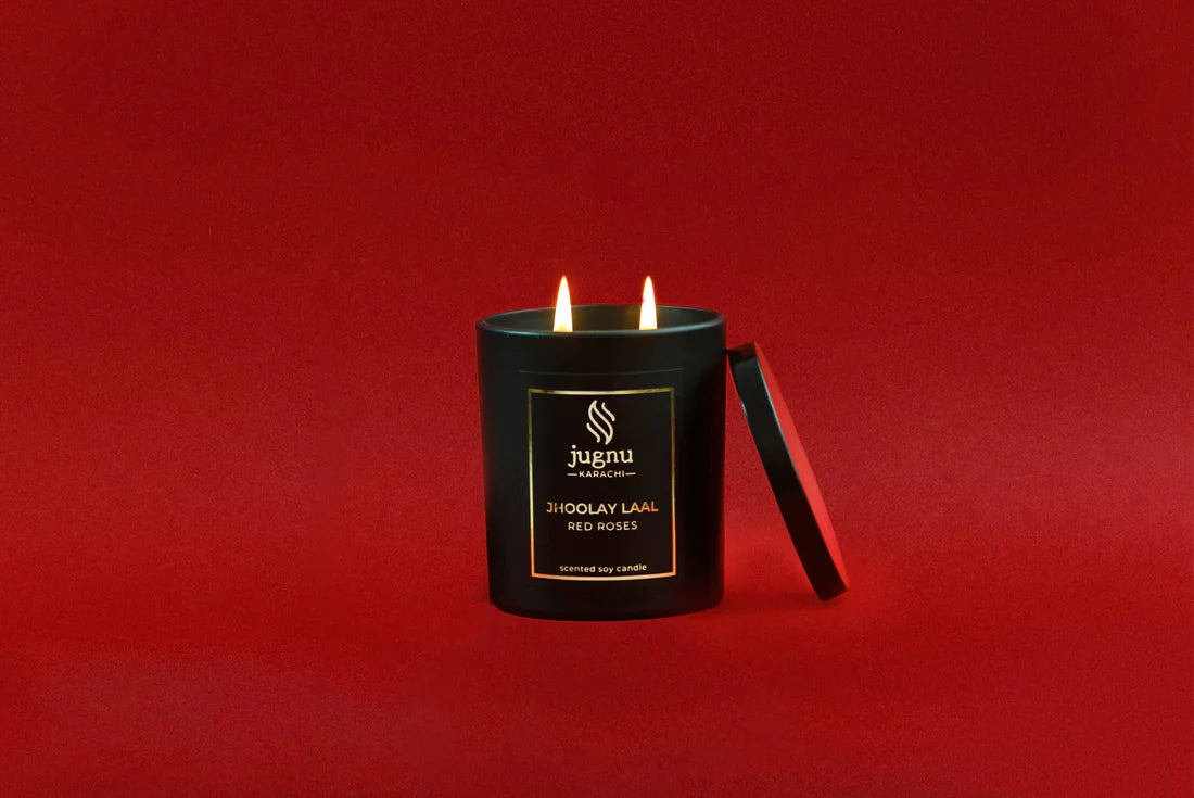 Jhoolay Laal (Red Roses) - Scented Soy Candle