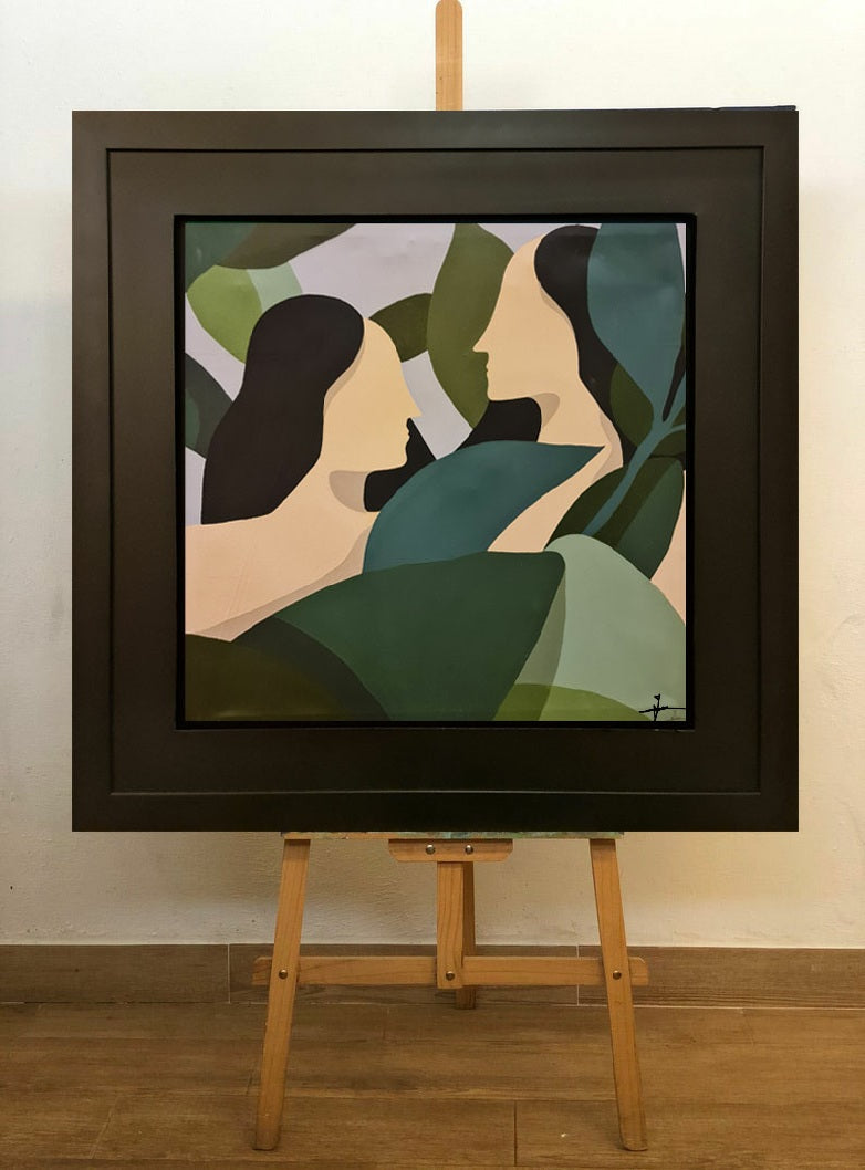 Abstract Textured - Camo - Canvases By Zainab