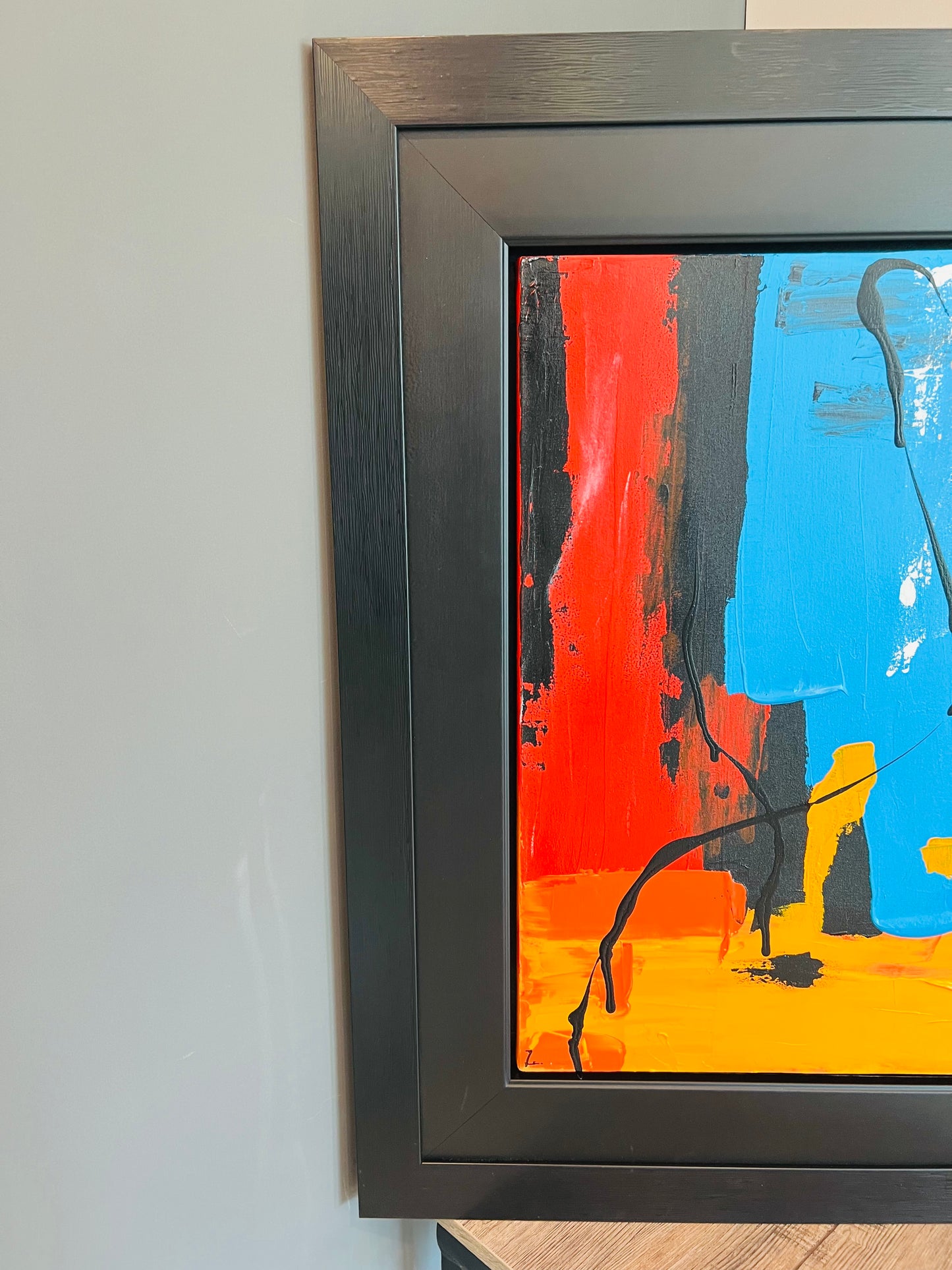 Abstract Textured - OBW- Canvases By Zainab