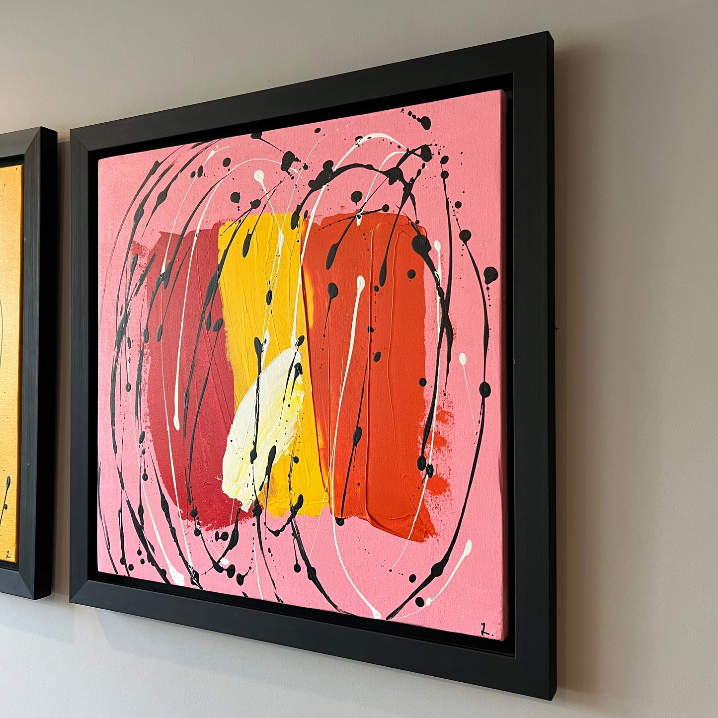 Abstract Textured - Pink - Canvases By Zainab
