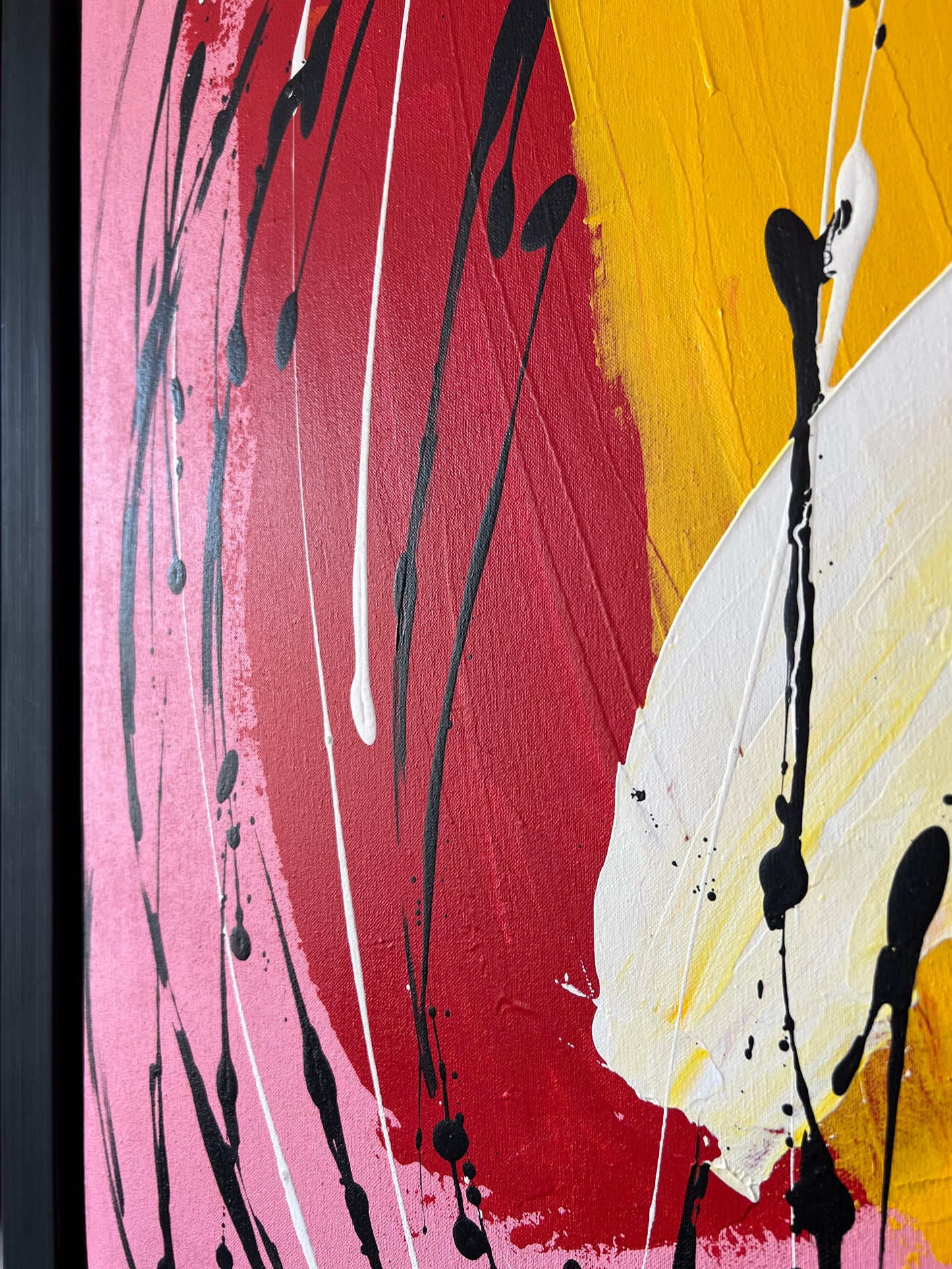 Abstract Textured - Pink - Canvases By Zainab