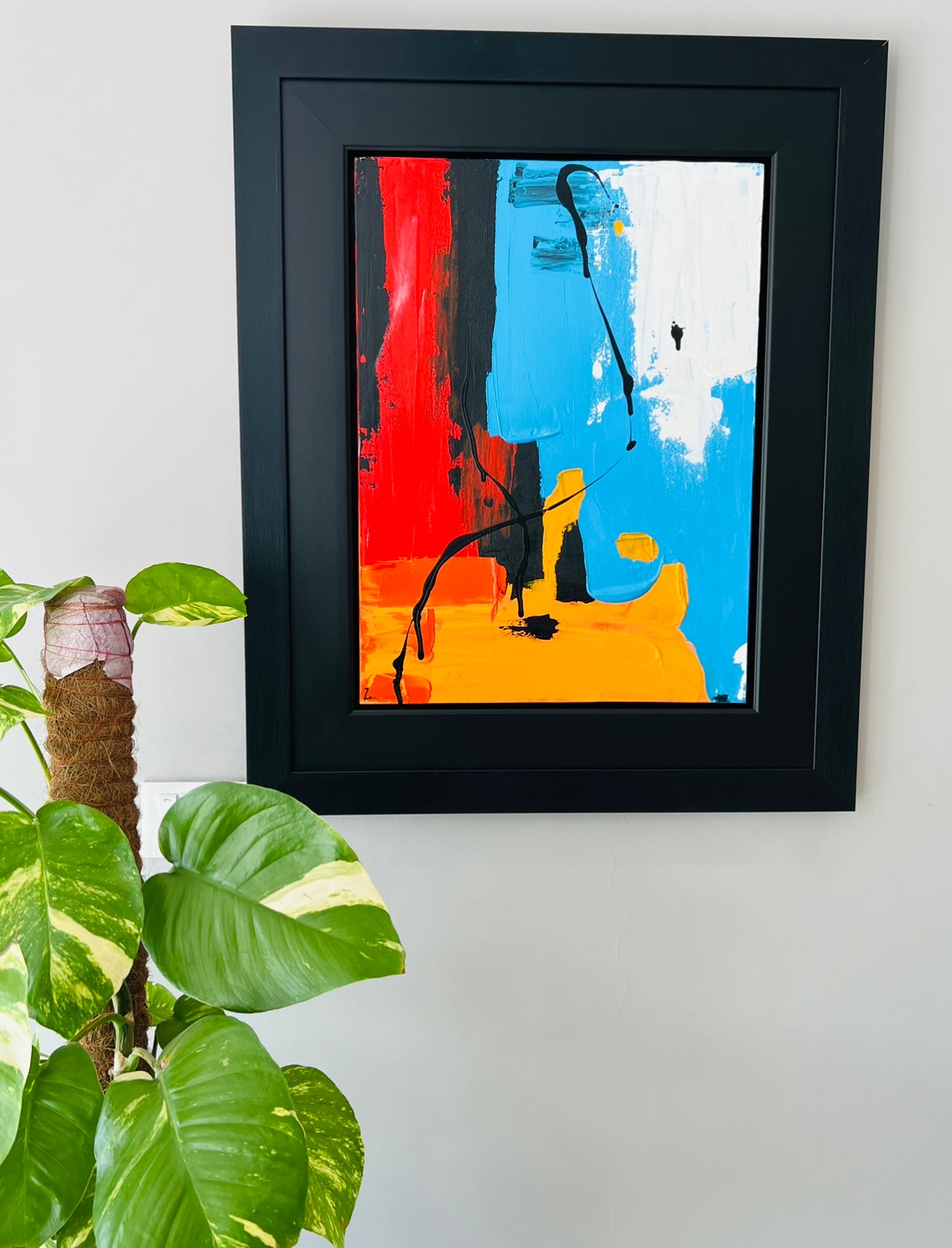 Abstract Textured - OBW- Canvases By Zainab