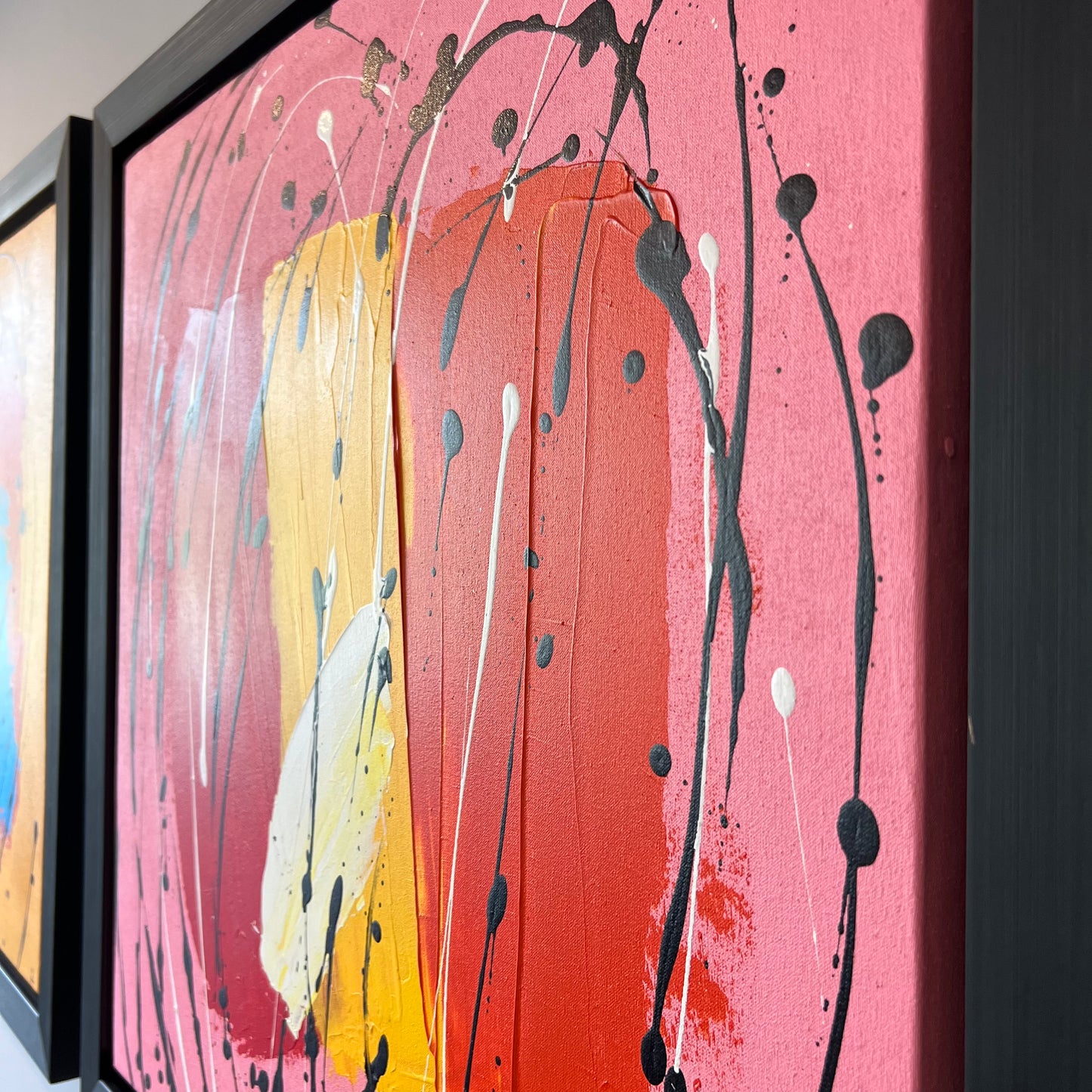 Abstract Textured - Pink - Canvases By Zainab