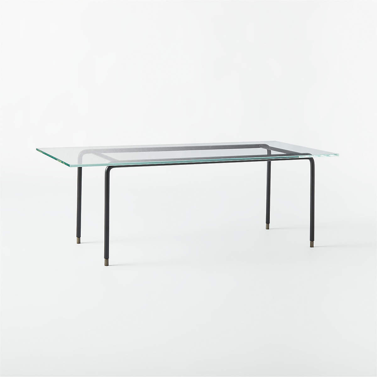 Cane Glass Coffee Table