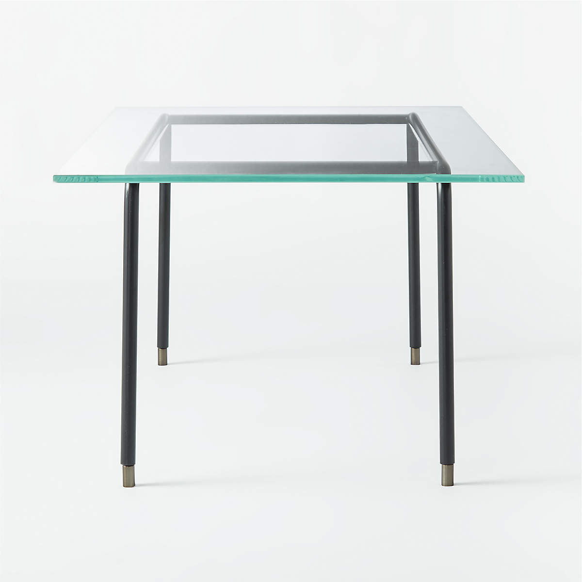 Cane Glass Coffee Table