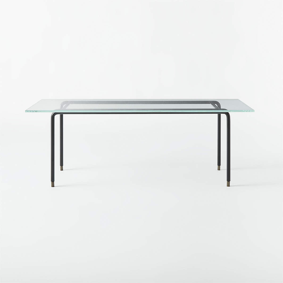 Cane Glass Coffee Table