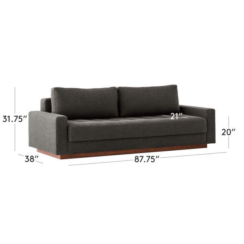 Dark Grey Claremont Sofa