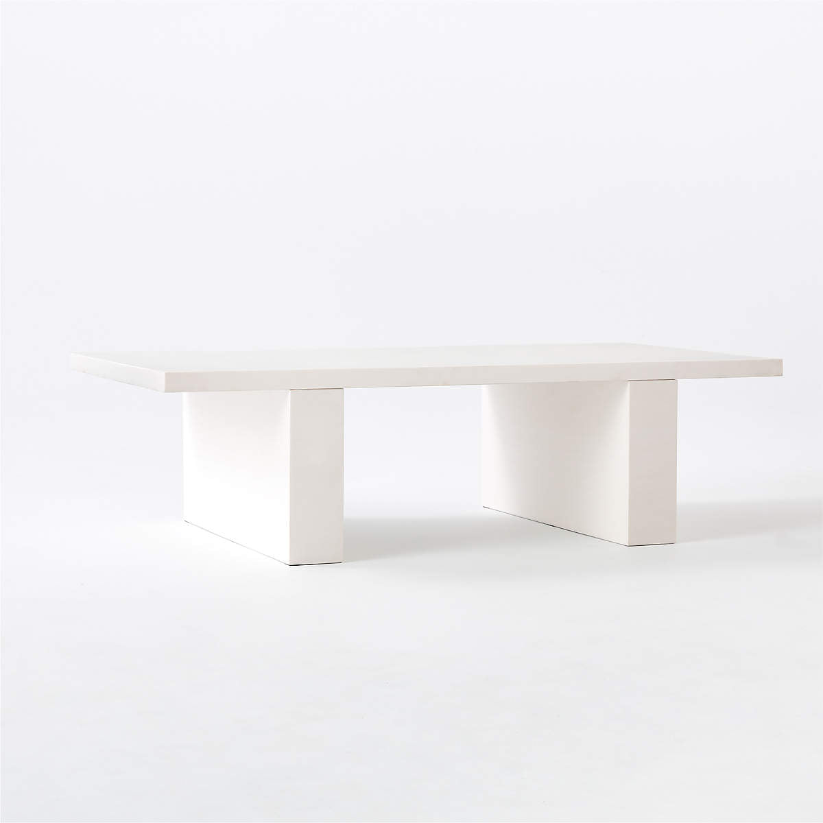 White Solid Coffee Table