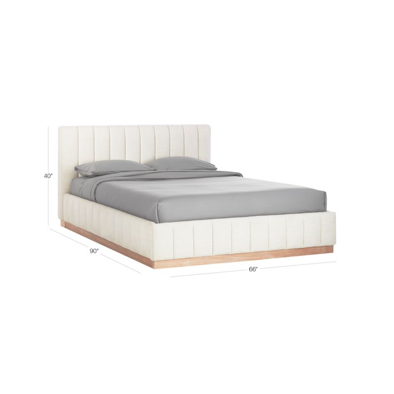Forte White King Bed