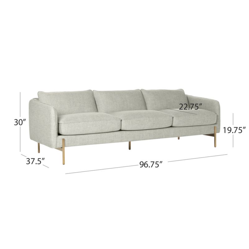 Hoxton Sofa Deauville Stone