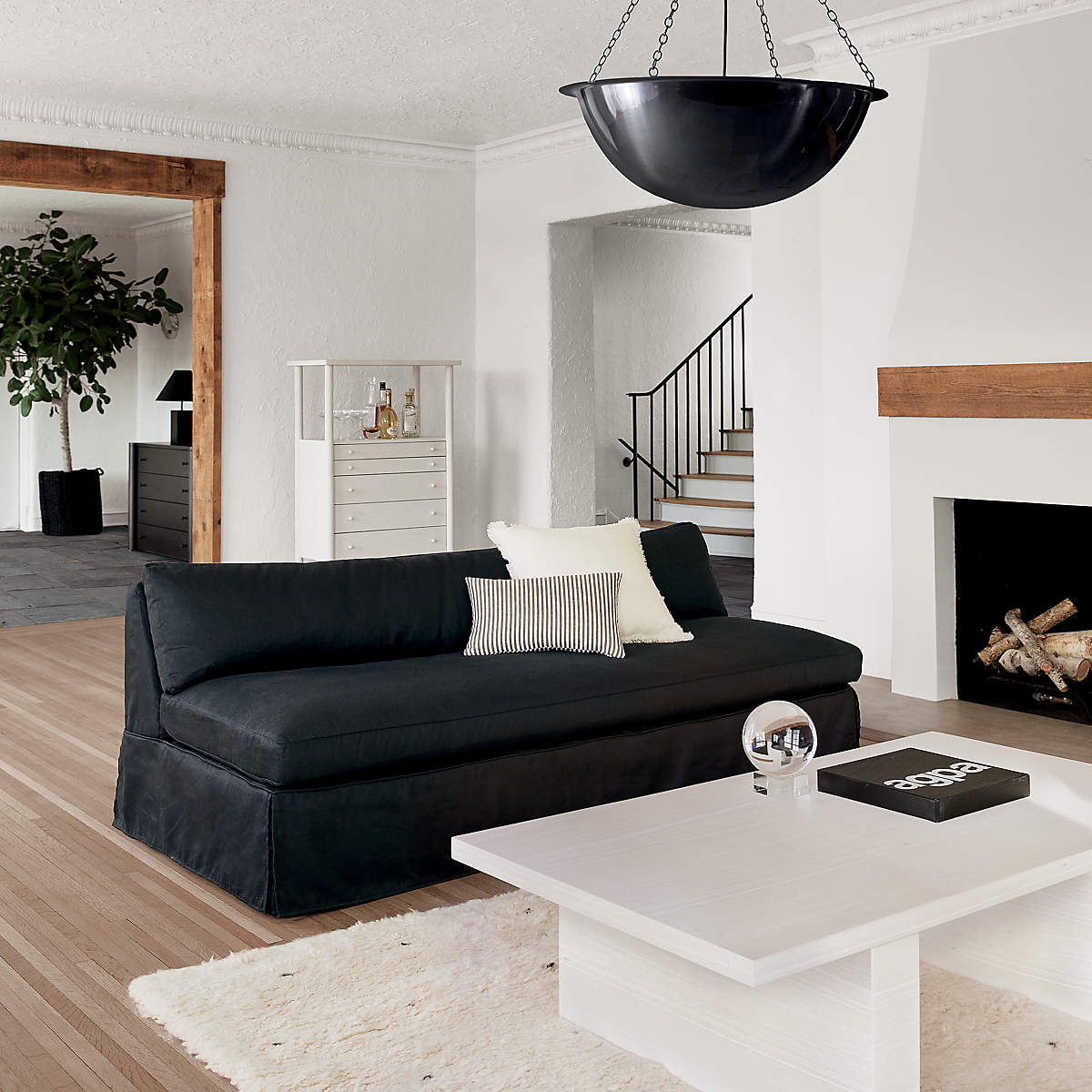 White Solid Coffee Table