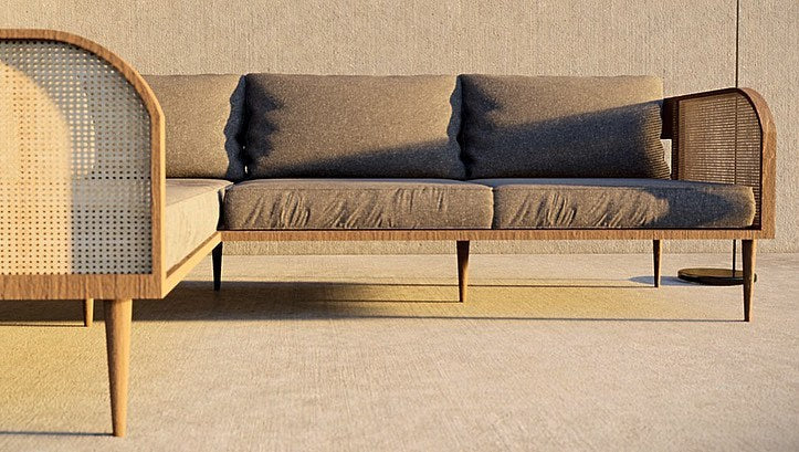 L-Shaped Chandigarh Sofa-Kollekt
