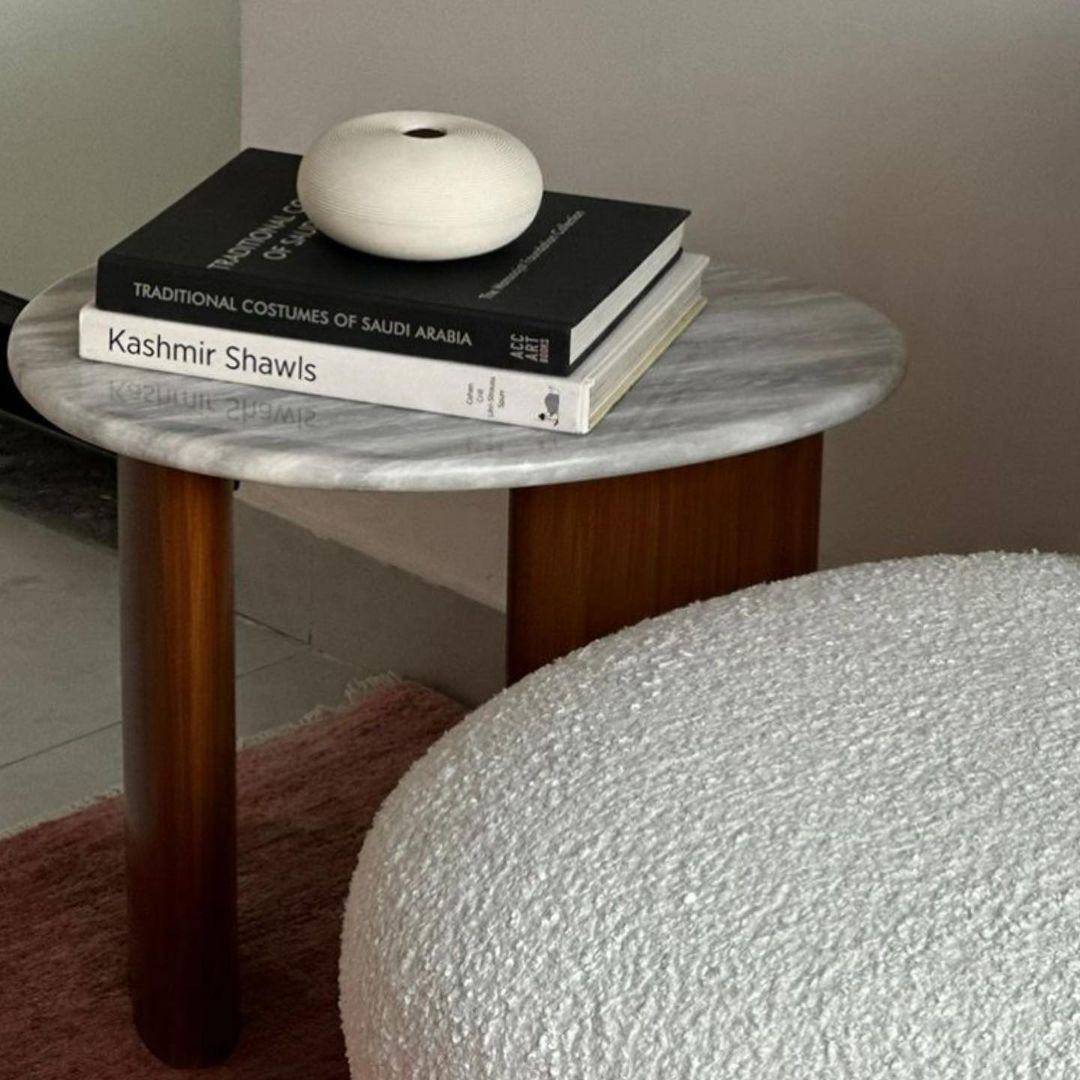 Almond Marble Table-Kollekt