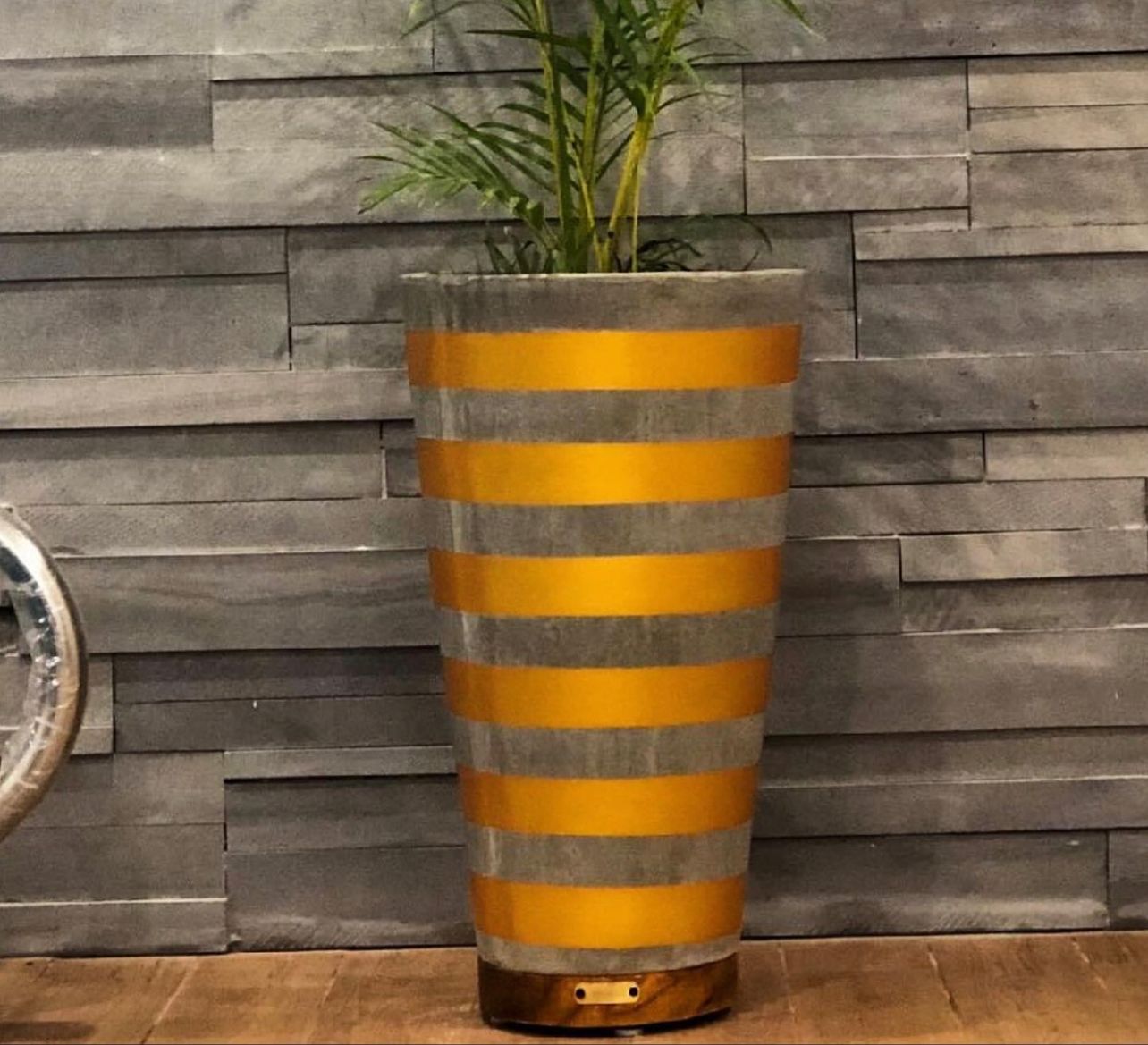 Gold Concrete Rims Funnel