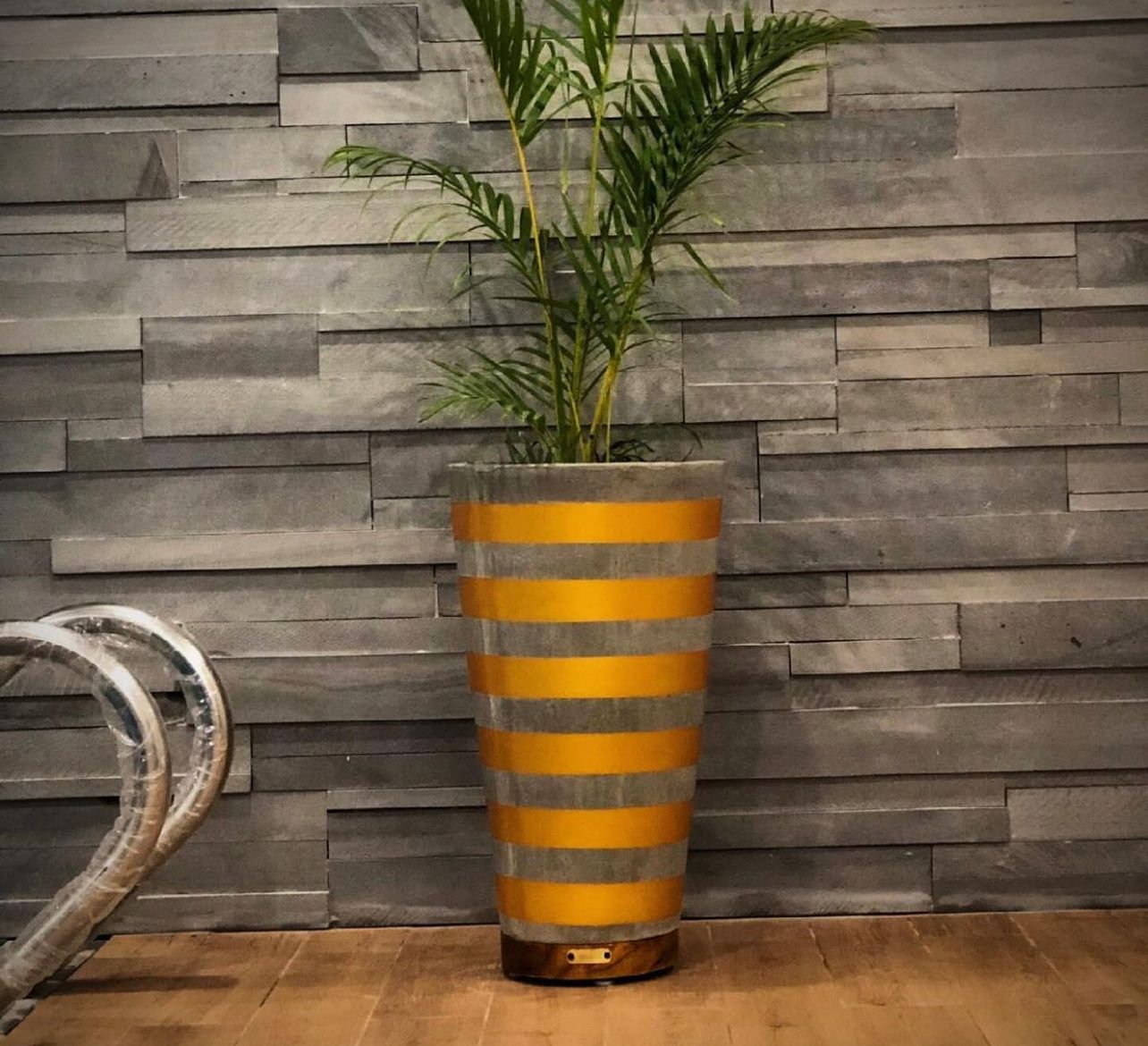 Gold Concrete Rims Funnel