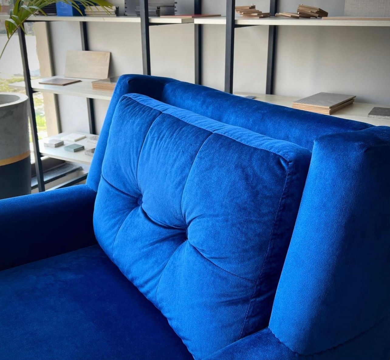 Blue Pop Out Sofa
