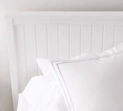 Classic White Beadboard Bed