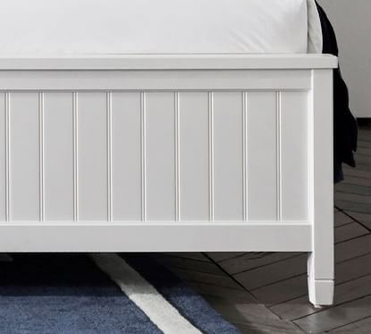 Classic White Beadboard Bed