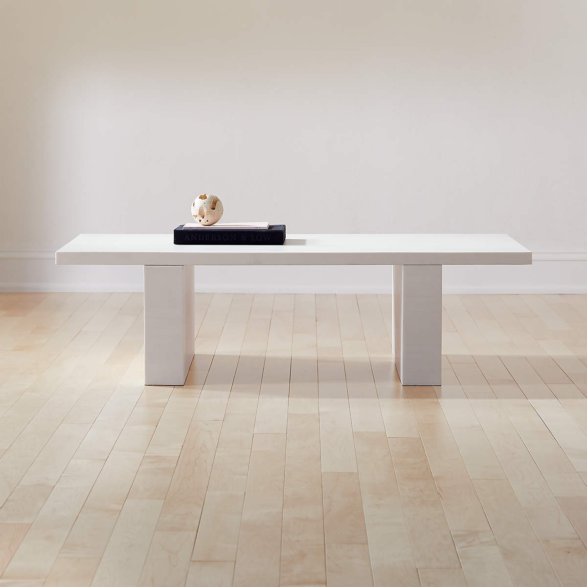 White Solid Coffee Table
