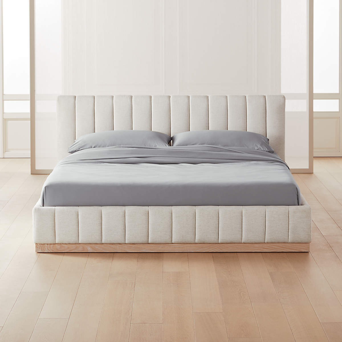 Forte White King Bed