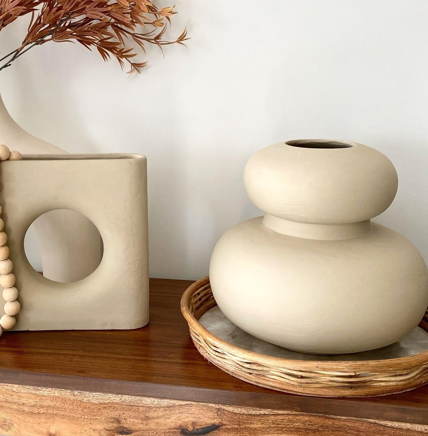 Terracotta-Two Tier Vase
