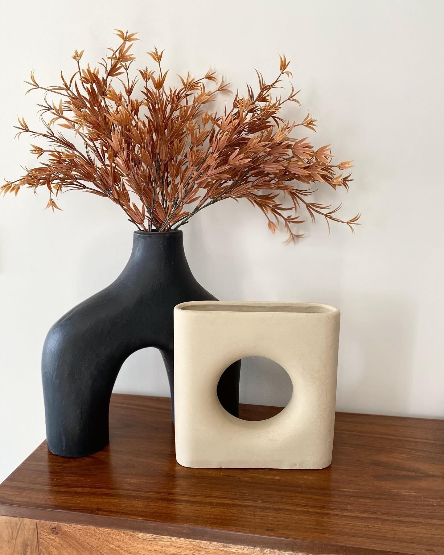 Terracotta-Large Irregular Vase