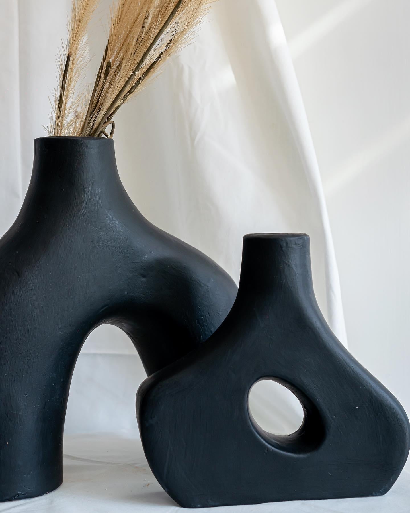 Terracotta-Asymmetric Vase