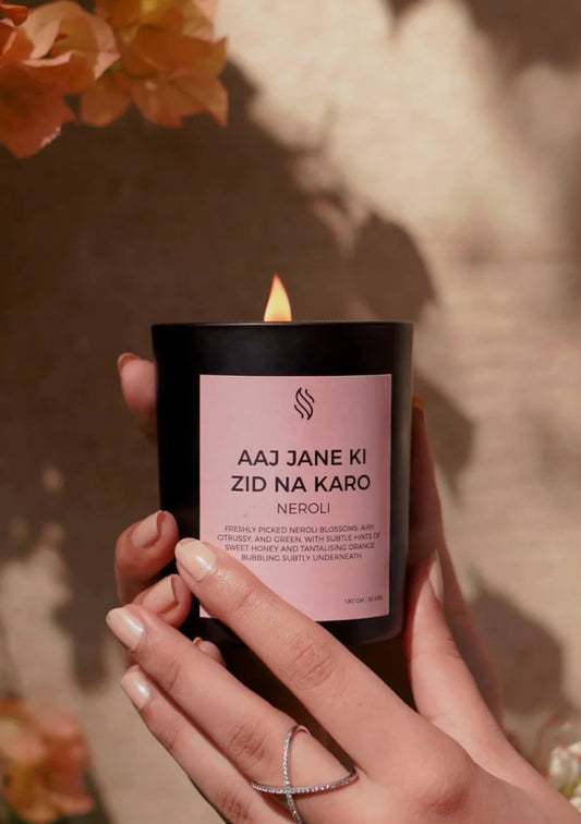 Aaj Jane Ki Zid Na Karo (Neroli) - Limited Edition Scented Soy Candle