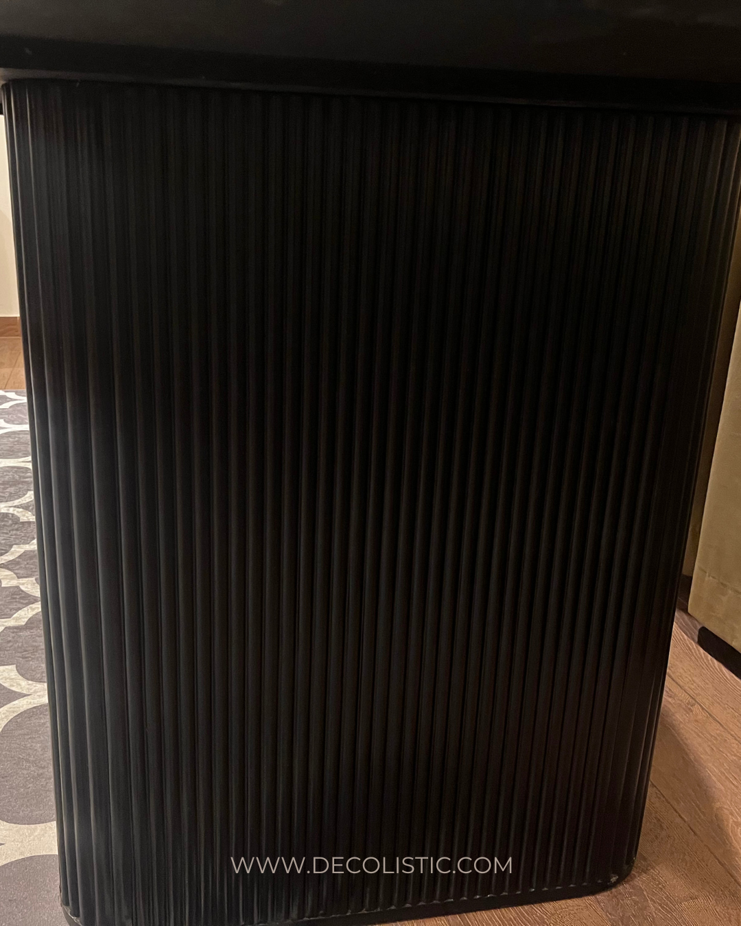 Blackened Oak Dining Table
