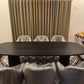 Blackened Oak Dining Table