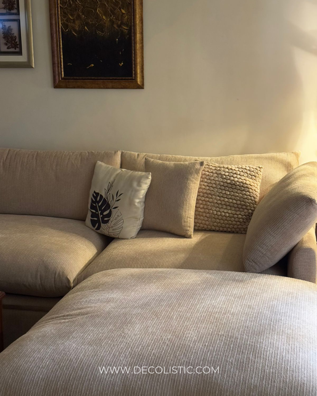 BLENDED WHITE - DUFFY CLOUD SOFA - DEEP PLUSH SECTIONAL  (THE BEST CLOUD SOFA)