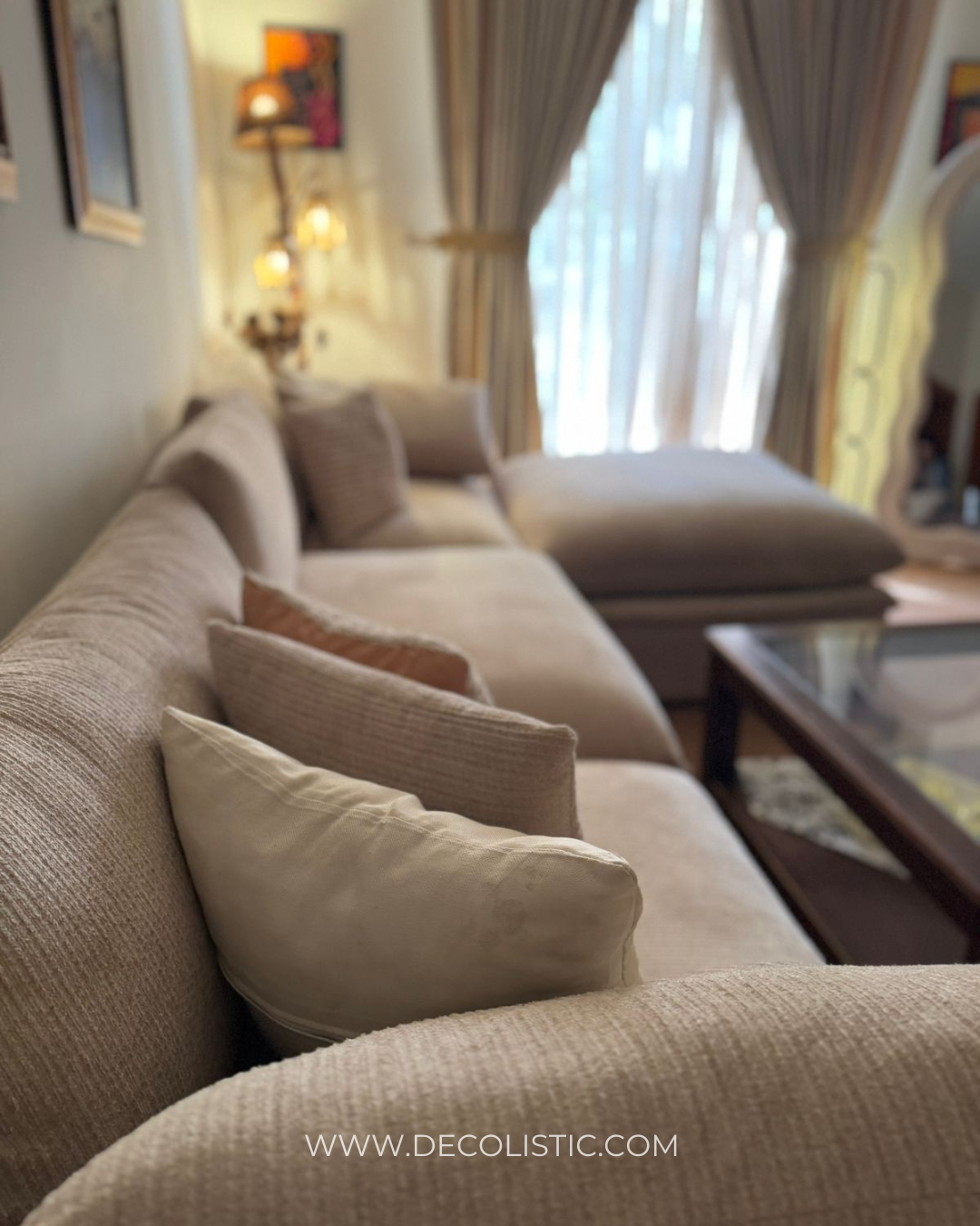 BLENDED WHITE - DUFFY CLOUD SOFA - DEEP PLUSH SECTIONAL  (THE BEST CLOUD SOFA)