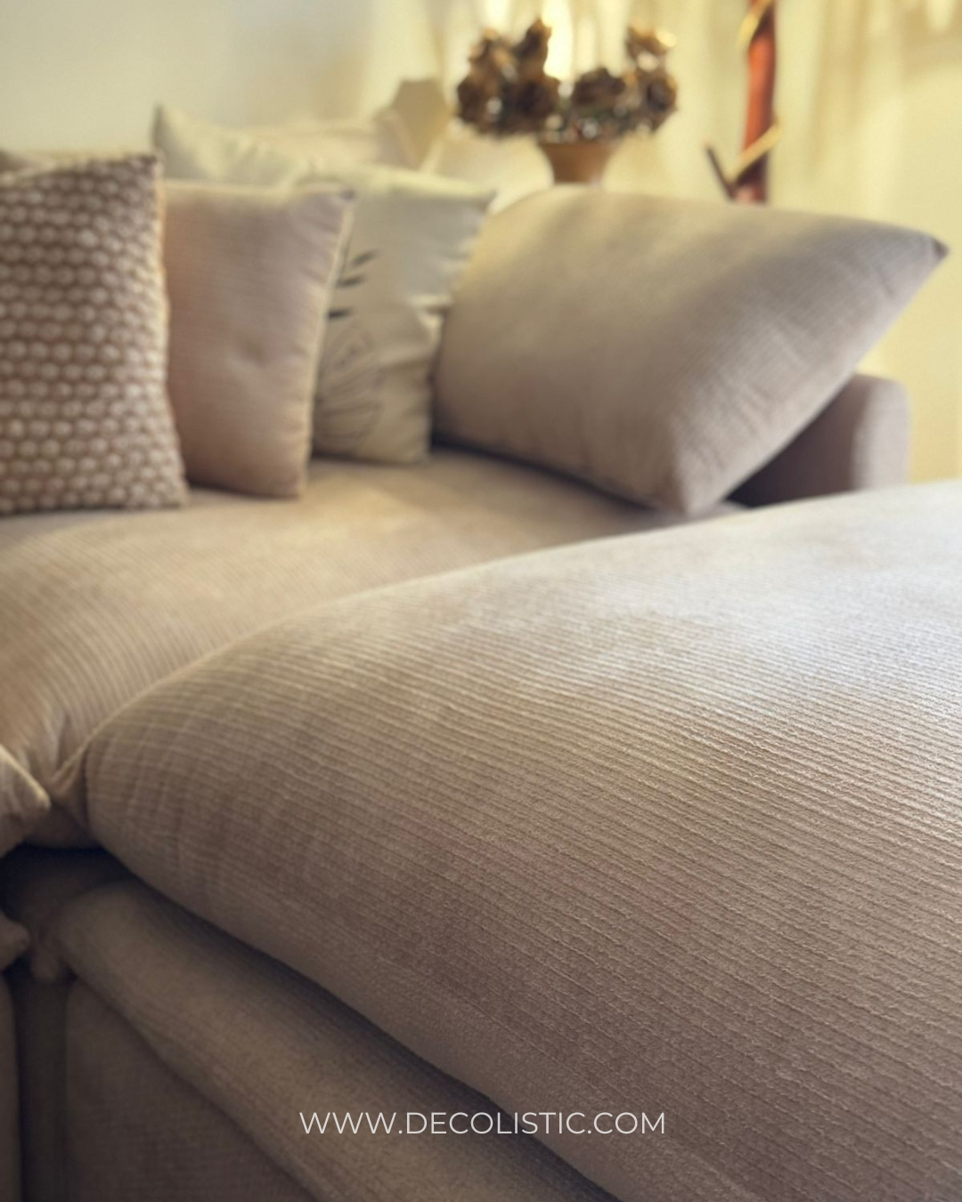 BLENDED WHITE - DUFFY CLOUD SOFA - DEEP PLUSH SECTIONAL  (THE BEST CLOUD SOFA)