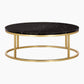 Smart Round Black Marble Coffee Table