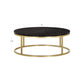 Smart Round Black Marble Coffee Table