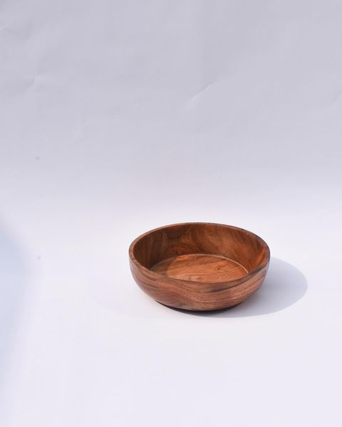 Organic wood grain bowl