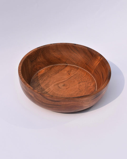 Organic wood grain bowl