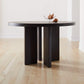 Shadow Blackened Wood Dining Table